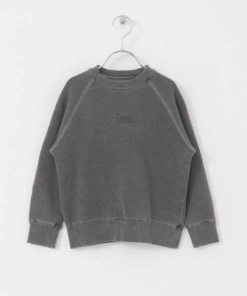 Lee(リー)の「Lee PIGMENT SWEAT(KIDS)(Tシャツ/カットソー・キッズ・ネイビー/チャコールグレー・140/130/120/110)」の12枚目の写真