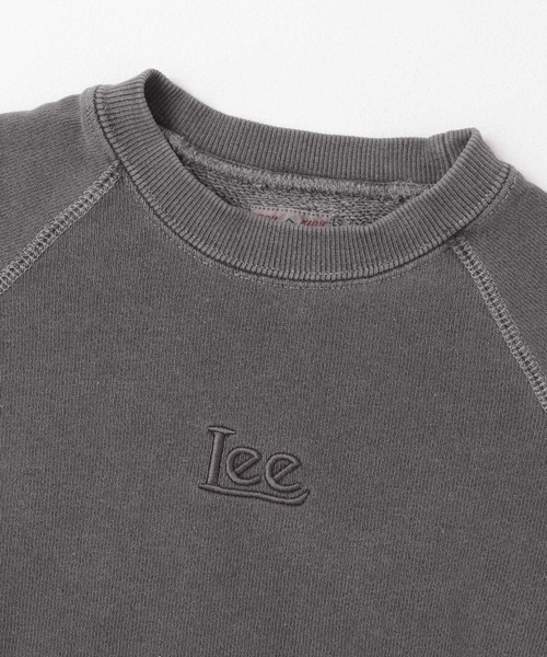 Lee(リー)の「Lee PIGMENT SWEAT(KIDS)(Tシャツ/カットソー・キッズ・ネイビー/チャコールグレー・140/130/120/110)」の13枚目の写真