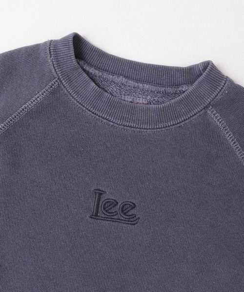 Lee(リー)の「Lee PIGMENT SWEAT(KIDS)(Tシャツ/カットソー・キッズ・ネイビー/チャコールグレー・140/130/120/110)」の18枚目の写真