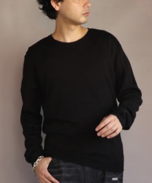 カシミヤタッチクルーネック