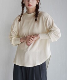 膨れジャガード ふんわりプルオーバー