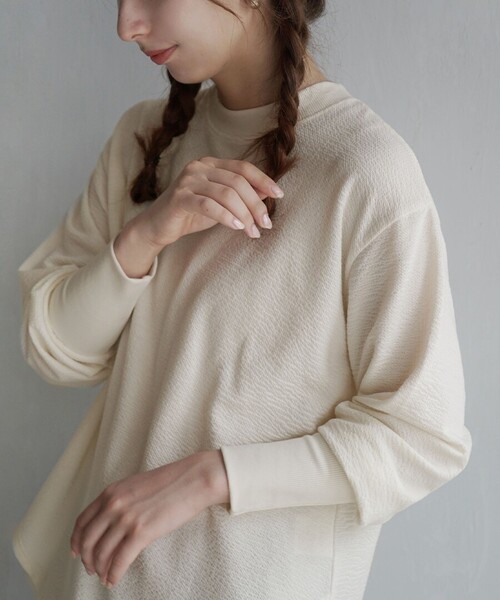 zootie(ズーティー)の「膨れジャガード ふんわりプルオーバー(Tシャツ/カットソー・レディース・アイボリー/ブラック/ミント・フリー)」の20枚目の写真