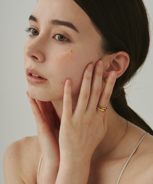 ciite' surgical stainless(シーテサージカルステンレス)の「【 金属アレルギー対応 】 ニュアンスリング 2セット サージカルステンレス(リング・レディース・ゴールド/シルバー・13号/9号/11号)」の10枚目の写真