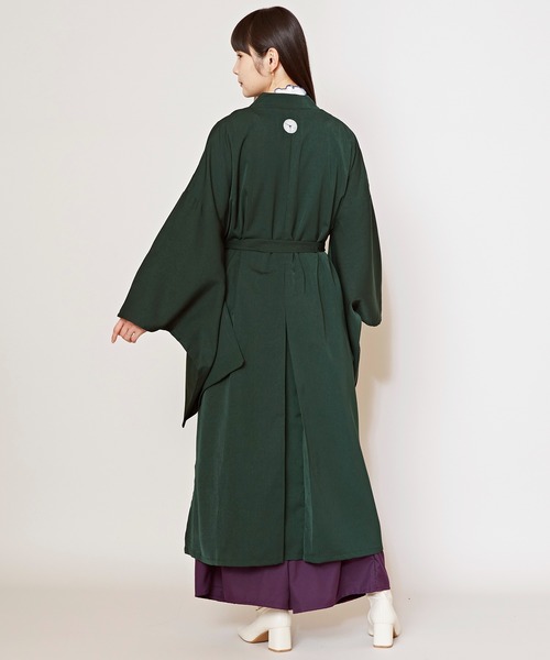 カヤ（カヤ）の「【カヤ】和の狭衣羽織（カーディガン/ボレロ・レディース・グレー/スミクロ/グリーン・FREE）」の3枚目の写真