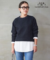 【ICB×tamachan_style コラボ】ラメスウェット