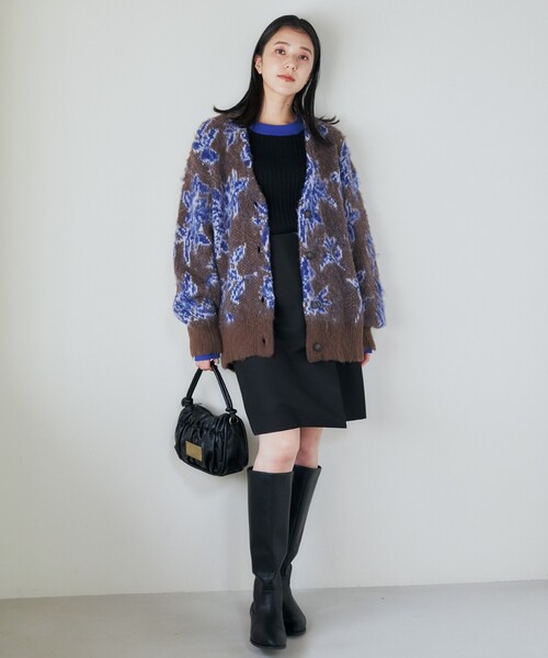 THE SHOP TK (ザ ショップ ティーケー )の「◆【@BAILA掲載】ラップ風ミニスカート(スカート・レディース・ブラック/ブラウン系その他・13/12)」の3枚目の写真