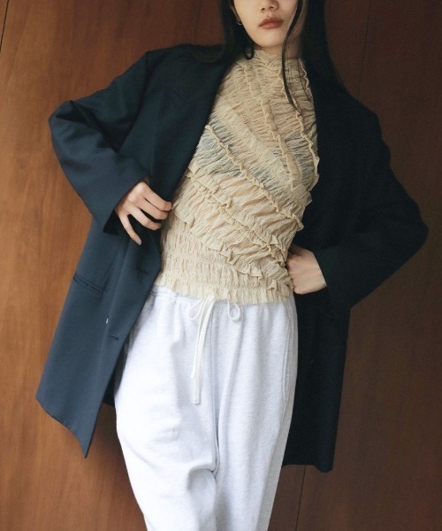 anuke Oversize Double Jacket 62420105（テーラードジャケット
