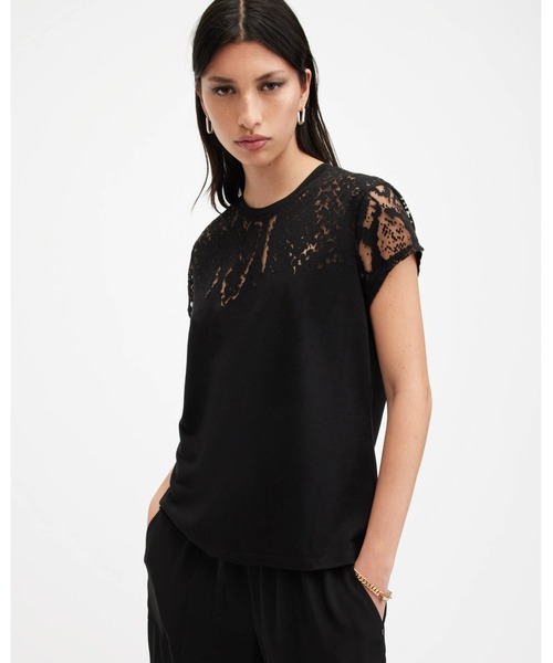 tシャツ スネークフリル半袖Tシャツ レディース スネークフリル半袖Tシャツ Palm Riche│Eimee Law & LHELBIE