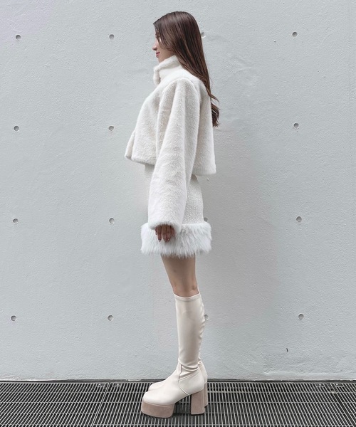 NOMAE（ノーマエ）の「ビットファージャケット（その他アウター・レディース・ベージュ/アイボリー/ダークグレー/ブラック・FREE）」の11枚目の写真