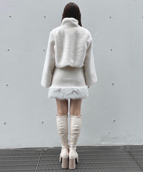 NOMAE（ノーマエ）の「ビットファージャケット（その他アウター・レディース・ベージュ/アイボリー/ダークグレー/ブラック・FREE）」の12枚目の写真