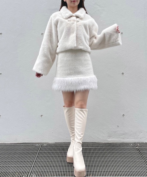 NOMAE（ノーマエ）の「ビットファージャケット（その他アウター・レディース・ベージュ/アイボリー/ダークグレー/ブラック・FREE）」の14枚目の写真