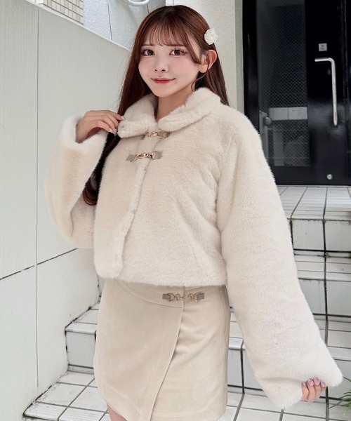 NOMAE（ノーマエ）の「ビットファージャケット（その他アウター・レディース・ベージュ/アイボリー/ダークグレー/ブラック・FREE）」の19枚目の写真