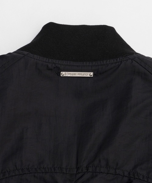 PRANK PROJECT（プランクプロジェクト）の「フォルムスリーブMA-1 / Form Sleeve MA-1（MA-1・レディース・ブラック・FREE）」の17枚目の写真