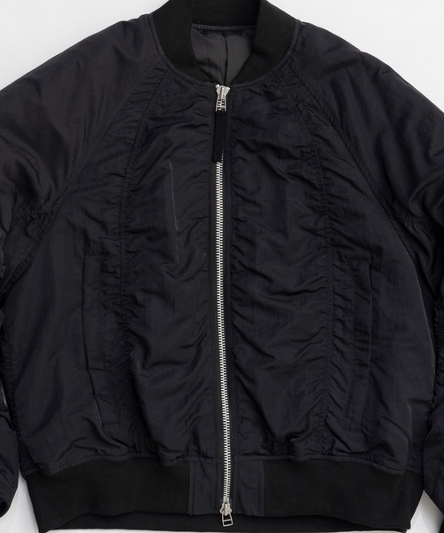 PRANK PROJECT（プランクプロジェクト）の「フォルムスリーブMA-1 / Form Sleeve MA-1（MA-1・レディース・ブラック・FREE）」の13枚目の写真