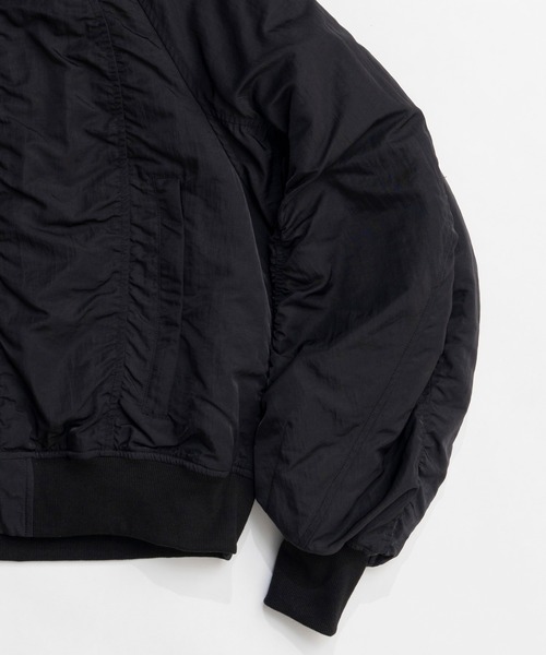 PRANK PROJECT（プランクプロジェクト）の「フォルムスリーブMA-1 / Form Sleeve MA-1（MA-1・レディース・ブラック・FREE）」の15枚目の写真