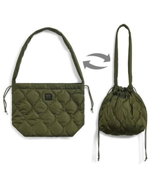 TAION(タイオン)の「【TAION】タイオンMILITARY DOWN SHOULDER BAG TAION-SB01ML-1(ショルダーバッグ・メンズ・グリーン系その他/ダークネイビー/ブラック/ブラウン系その他/ダークオリーブ/マルチ/その他・ONE SIZE)」の1枚目の写真