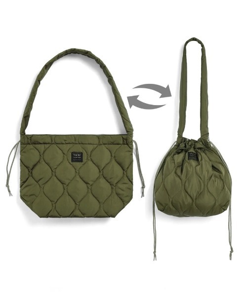 TAION(タイオン)の「【TAION】タイオンMILITARY DOWN SHOULDER BAG TAION-SB01ML-1(ショルダーバッグ・メンズ・グリーン系その他/ダークネイビー/ブラック/ブラウン系その他/ダークオリーブ/マルチ/その他・ONE SIZE)」の7枚目の写真