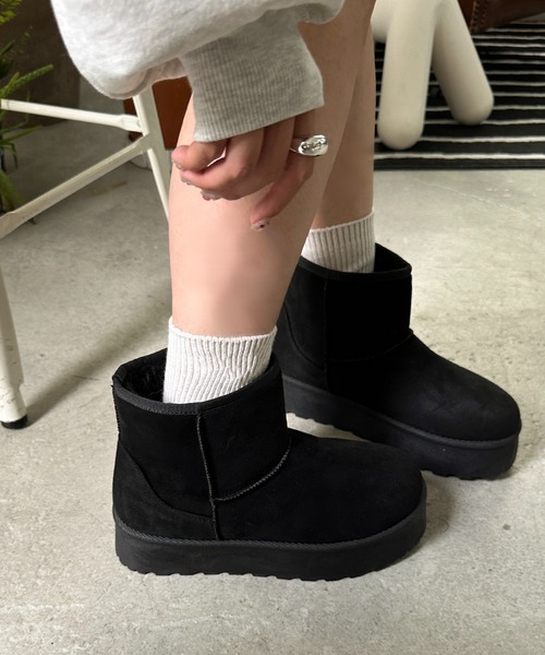 YELLO 厚底ムートンブーツ　完売品 WEB限定】厚底ムートンショートブーツ/35401 – ORIENTALTRAFFIC