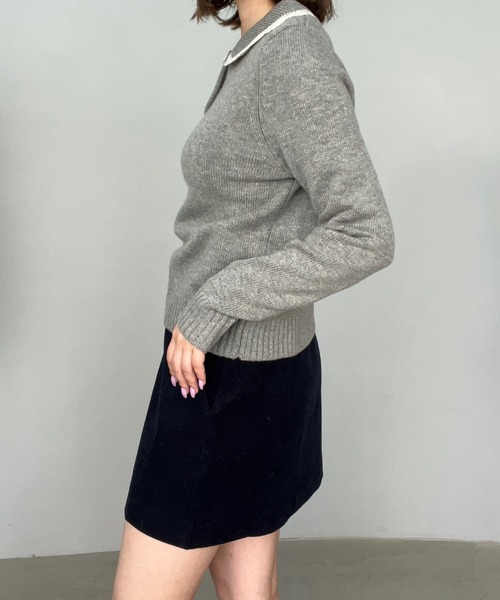 コーデュロイ ミニスカート FD24B018【Fano Studios】-ファッション