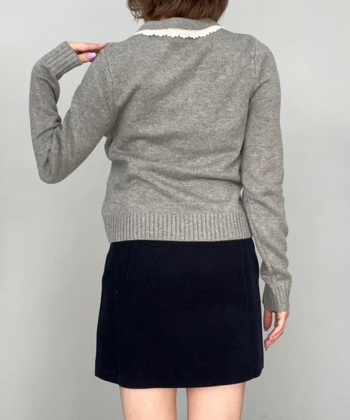 Fano Studios(ファノ ストゥディオズ)の「コーデュロイ ミニスカート FD24B018【Fano Studios】(スカート・レディース・ダークネイビー・L/M/S)」の15枚目の写真