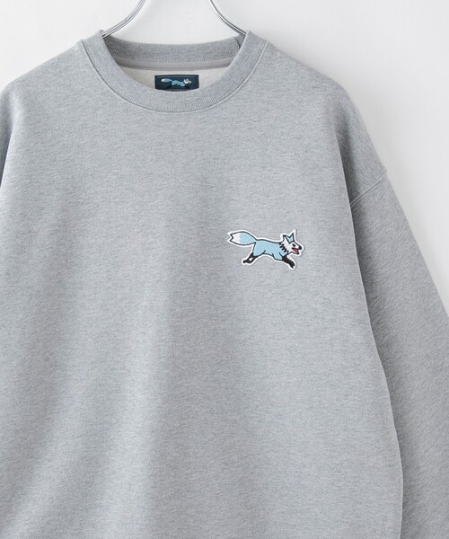 PENNEYS(ぺニーズ)の「Penneys(ぺニーズ)別注裏起毛ビッグワンポイントスウェット(スウェット・メンズ・ホワイト/ブラック/グレー・M/L/XL)」の3枚目の写真