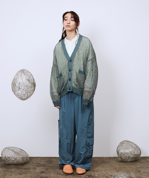 Dulcamara（ドゥルカマラ）の「リップストップ8ポケットカーゴPT（カーゴパンツ・メンズ・ブラック/ブルー/ホワイト・0/1/2）」の5枚目の写真