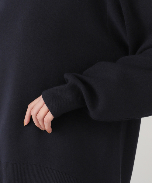 AP STUDIO（エーピーストゥディオ）の「オーバーサイズウールニット（ニット/セーター・レディース・ネイビー/チャコールグレー・FREE）」の20枚目の写真