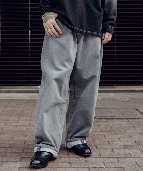 セール】Easy baggy denim（デニムパンツ）｜Subciety