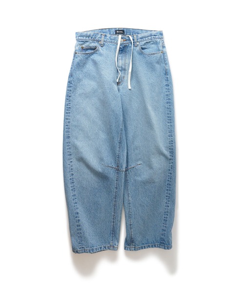 Subciety（サブサエティ）の「Easy baggy denim（デニムパンツ・メンズ・インディゴブルー/ブラック・LARGE/MEDIUM/SMALL/X-LARGE）」の4枚目の写真
