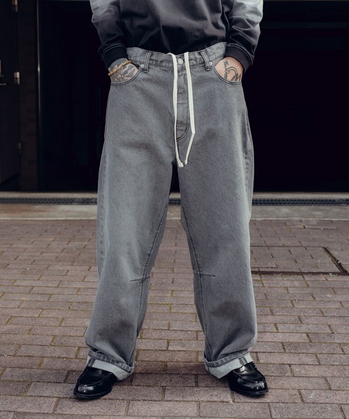 セール】Easy baggy denim（デニムパンツ）｜Subciety