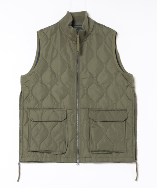 TAION(タイオン)の「MILITARY LIB HI NECK DOWN VEST 012ZML-1(ダウンベスト・メンズ・カーキ・MEDIUM/LARGE/X-LARGE/XX-LARGE/SMALL)」の4枚目の写真