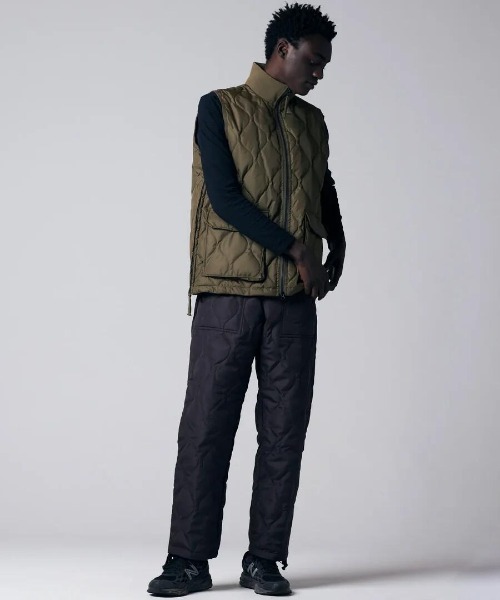 TAION(タイオン)の「MILITARY LIB HI NECK DOWN VEST 012ZML-1(ダウンベスト・メンズ・カーキ・MEDIUM/LARGE/X-LARGE/XX-LARGE/SMALL)」の3枚目の写真