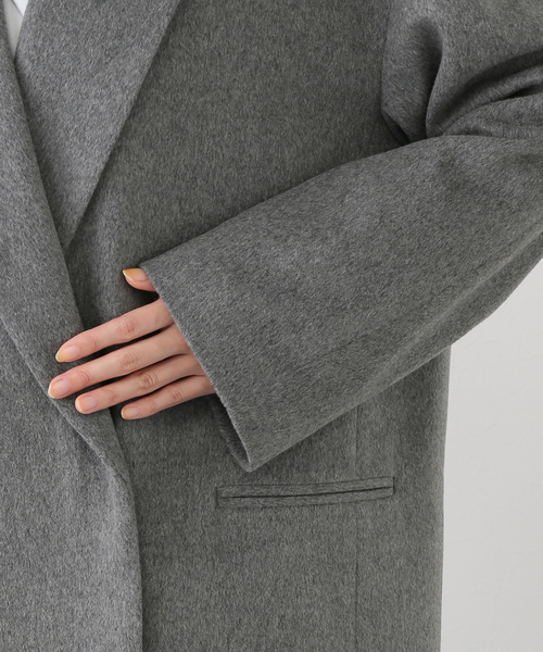 AP STUDIO エーピーストゥディオ　ウールロングコート　グレー　F kldclothing_d19810y4lr78