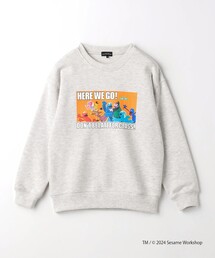 green label relaxing | 【別注】＜SESAME STREET＞ 裏毛 プルオーバー / キッズ  100cm-130cm(スウェット)