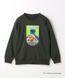 green label relaxing | 【別注】＜SESAME STREET＞ 裏毛 プルオーバー / キッズ  100cm-130cm(スウェット)