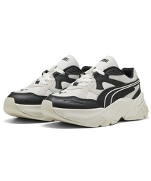 【EC限定展開】PUMA/プーマ レディース スニーカー 厚底 韓国 モノトーン SOPHYR QUIET LUX 401314