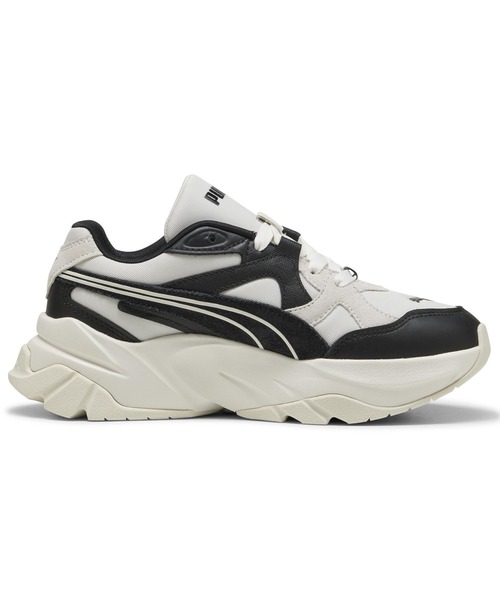 PUMA(プーマ)の「【EC限定展開】PUMA/プーマ レディース スニーカー 厚底 韓国 モノトーン SOPHYR QUIET LUX 401314(スニーカー・レディース・ブラック×ホワイト/ホワイト×ブラック・25cm/24.5cm/24cm/23.5cm/23cm)」の4枚目の写真