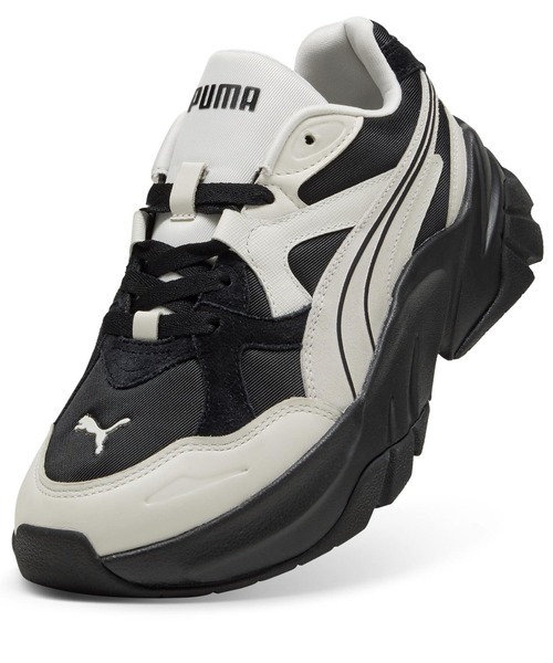 PUMA(プーマ)の「【EC限定展開】PUMA/プーマ レディース スニーカー 厚底 韓国 モノトーン SOPHYR QUIET LUX 401314(スニーカー・レディース・ブラック×ホワイト/ホワイト×ブラック・25cm/24.5cm/24cm/23.5cm/23cm)」の11枚目の写真