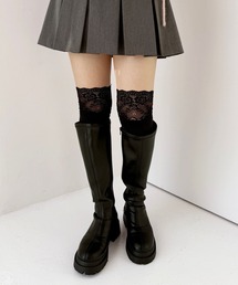 Heather（ヘザー）の「レース切り替えSOX　290984（ソックス/靴下）」