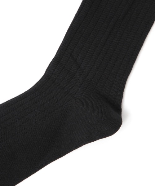 Heather（ヘザー）の「レース切り替えSOX　290984（ソックス/靴下・レディース・オフホワイト/グレー/ブラック・ONE SIZE）」の5枚目の写真