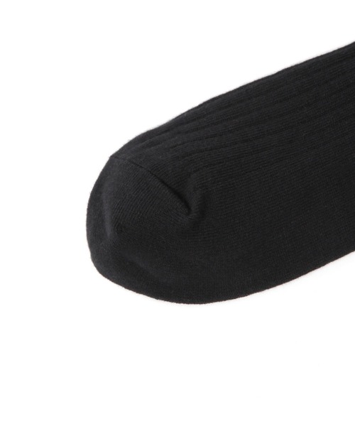 Heather（ヘザー）の「レース切り替えSOX　290984（ソックス/靴下・レディース・オフホワイト/グレー/ブラック・ONE SIZE）」の6枚目の写真