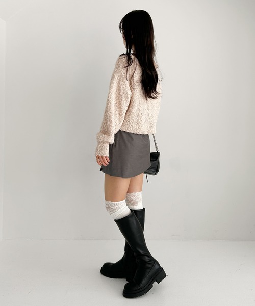 うさこ　３点 セール】レース切り替えSOX 290984（ソックス/靴下）｜Heather