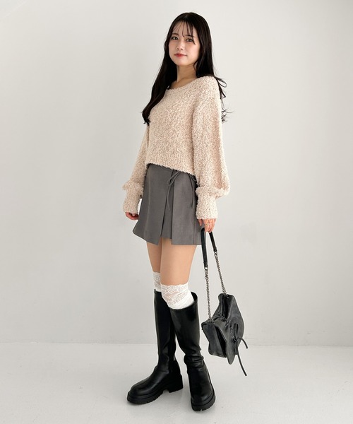 ぽてすけ セール】レース切り替えSOX 290984（ソックス/靴下）｜Heather