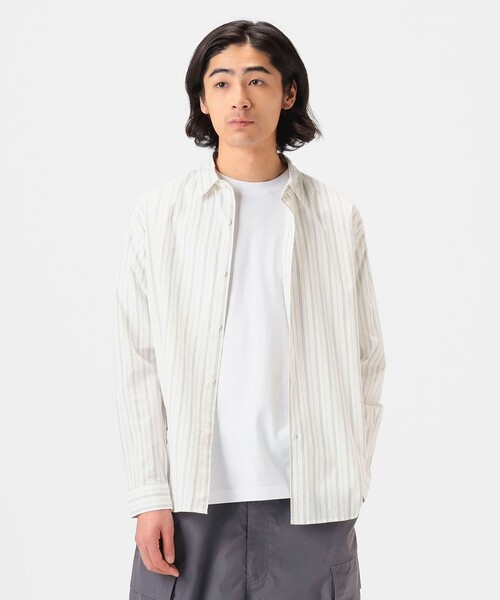 B:MING by BEAMS（ビーミングバイビームス）の「コットン ストライプ シャツ（シャツ/ブラウス・メンズ・サックスブルー/ホワイト系その他5・XL/L/M/S）」の2枚目の写真