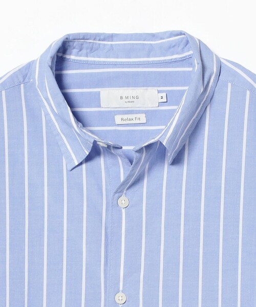 B:MING by BEAMS（ビーミングバイビームス）の「コットン ストライプ シャツ（シャツ/ブラウス・メンズ・サックスブルー/ホワイト系その他5・XL/L/M/S）」の11枚目の写真