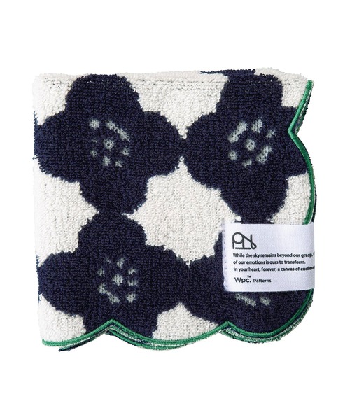 Wpc.（ダブリュピーシー）の「Wpc. Patterns ハンカチ スカラップ（ハンカチ/ハンドタオル・レディース・サックスブルー/イエロー系その他/ホワイト系その他/レッド系その他/ネイビー/チャコール/ホワイト系その他3/ブルー系その他・FREE）」の5枚目の写真