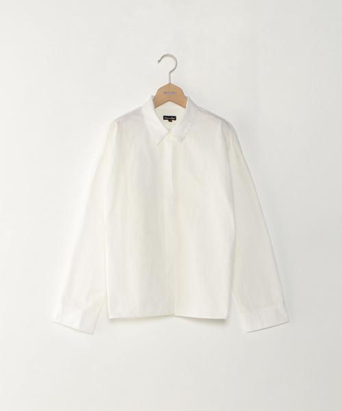 BEAUTY&YOUTH UNITED ARROWS(ビューティーアンドユースユナイテッドアローズ)の「<Steven Alan>DRUMMOND SHIRT 2/シャツ ◆(シャツ/ブラウス・レディース・ブラック/その他1/ホワイト・SMALL)」の2枚目の写真