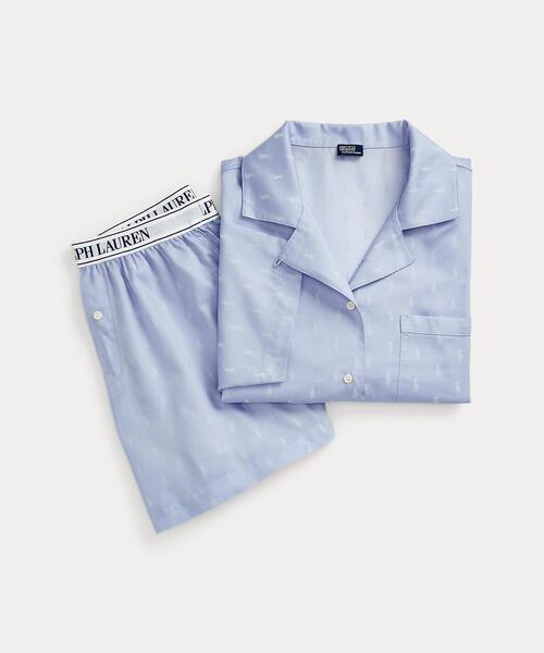 セール】オールオーバー ポニー ショートスリーブ パジャマ セット