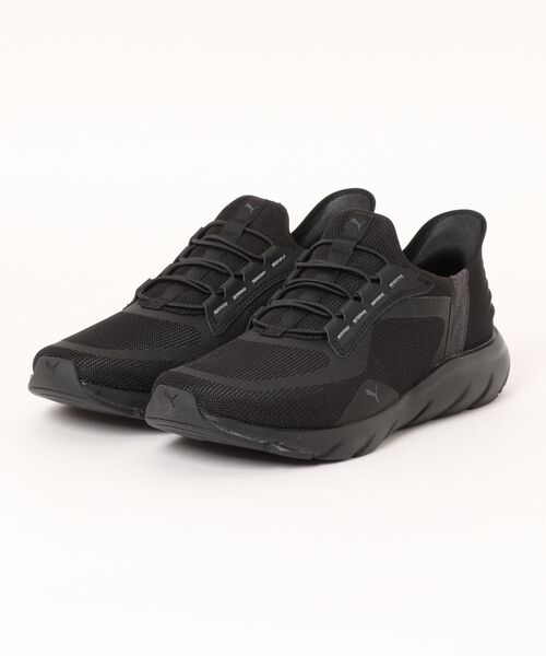 PUMA(プーマ)の「【PUMA】 ソフトR イーズ イン ALTワイド(スニーカー・メンズ・ブラック・25.5cm/26.0cm/26.5cm/27.0cm/27.5cm/28.0cm/29.0cm)」の1枚目の写真