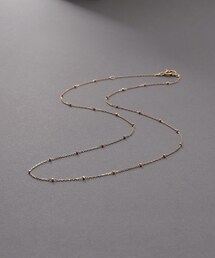 COCOSHNIK | K10スキニーネックレス スタッドケーブル(ネックレス)